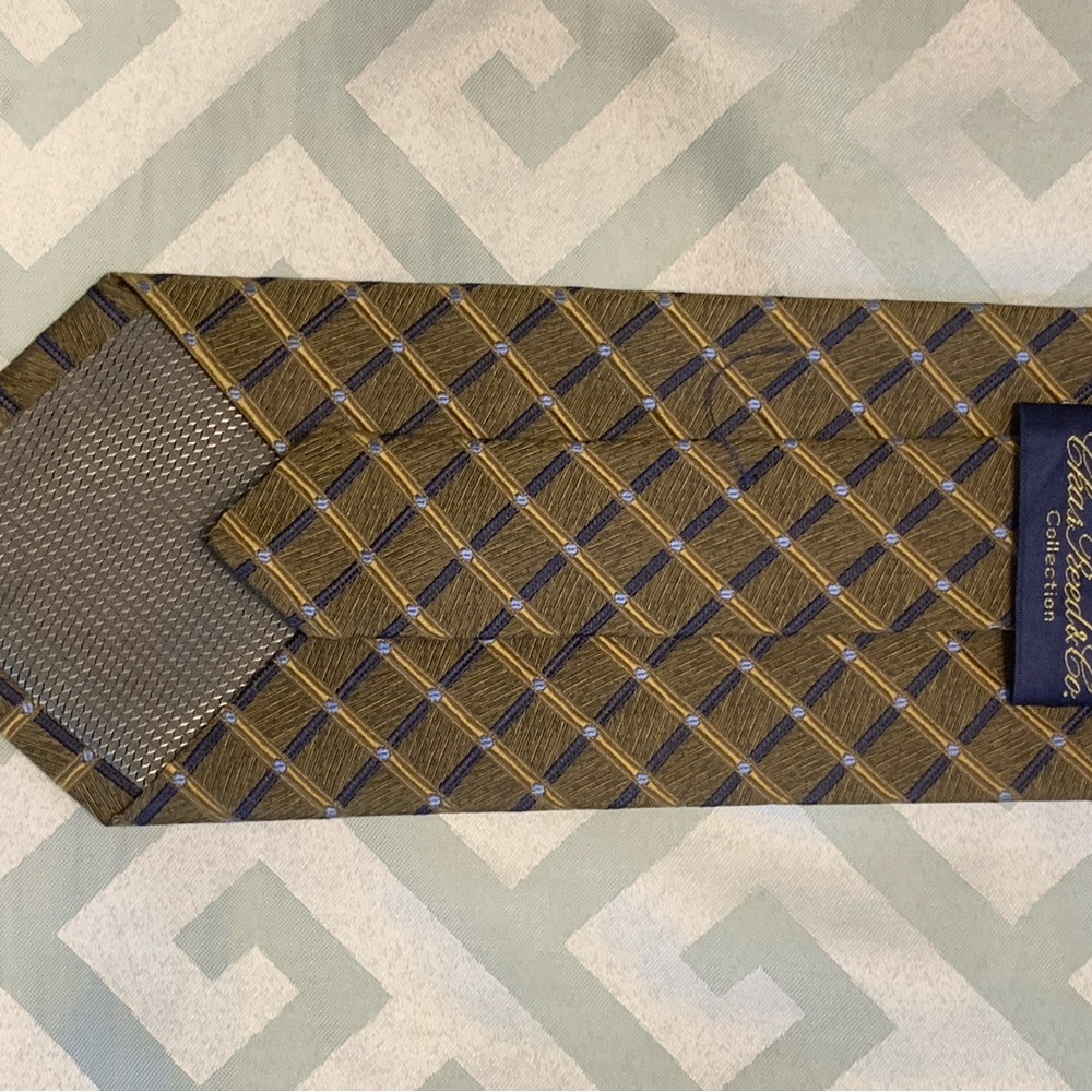 Chad Reed & Co Necktie Gold/Blue - Picture 2 of 3